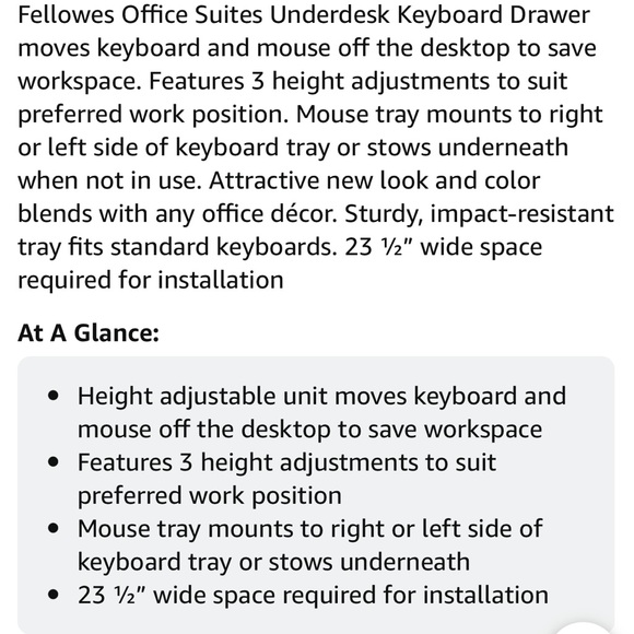 Keyboard tray - Picture 3 of 6